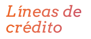 Lineas de credito